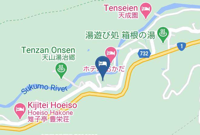 Hakone Townashigarashimo District - Hotel Nanpuso Maps