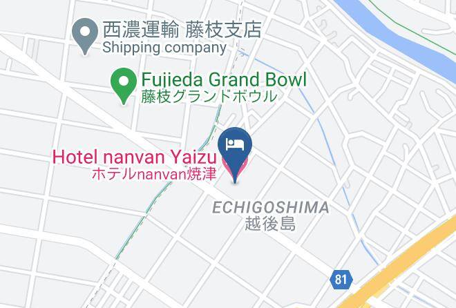 Yaizu City - Hotel Nanvan Yaizu Maps