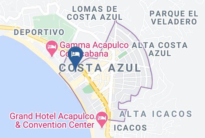 Acapulco De Juarez - Hotel Nao Bay Maps