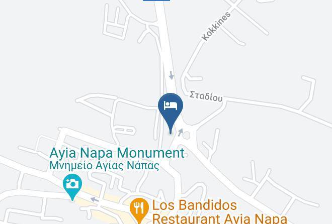 Cyprus - Hotel Napa Suites Maps