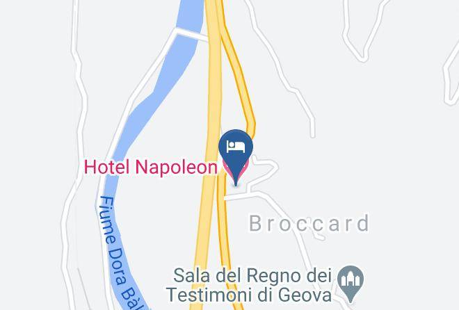 Aosta - Hotel Napoleon Maps