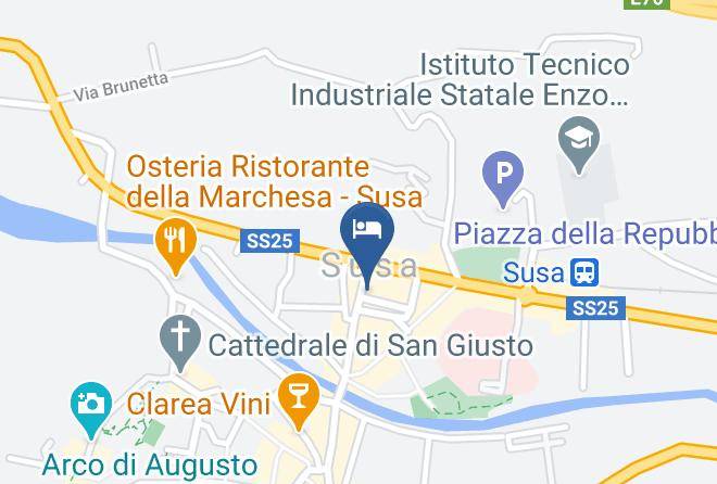 Turin - Hotel Napoleon Susa Maps