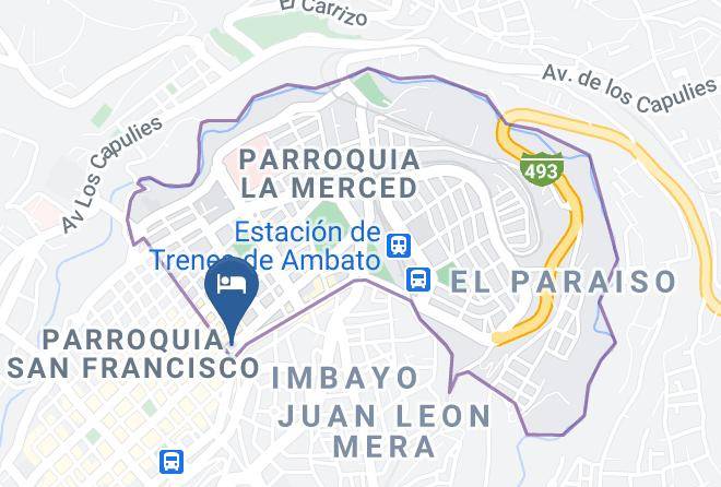 Ambato - Hotel Napoles Emperador 2 Maps