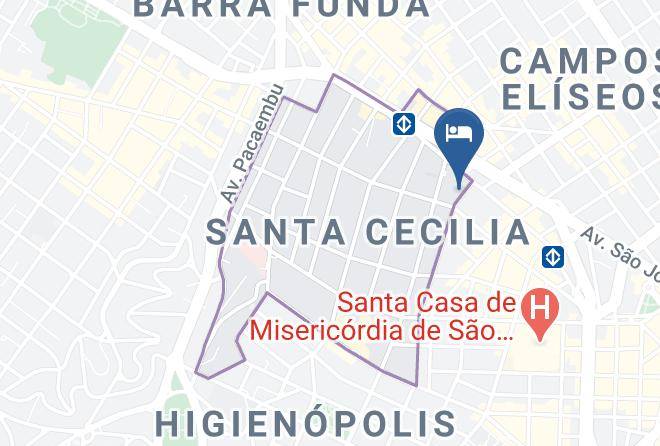 Sao Paulo Santa Cecilia - Hotel Napoles Maps