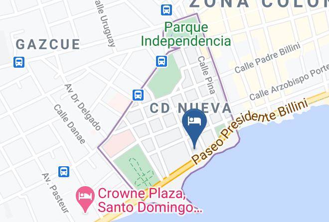 Santo Domingo De Guzman - Hotel Napolitano Maps