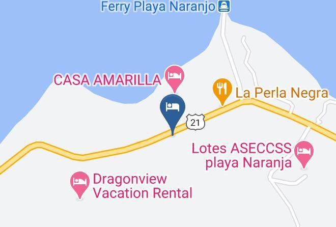 Paquera - Hotel Naranjo Beach Maps