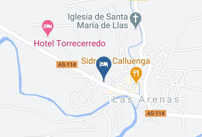 Asturias - Hotel Naranjo De Bulnes Maps