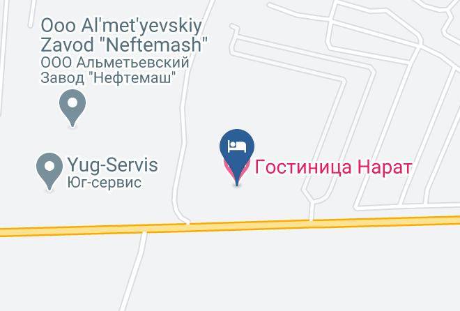 Almetyevsky District - Hotel Narat Maps