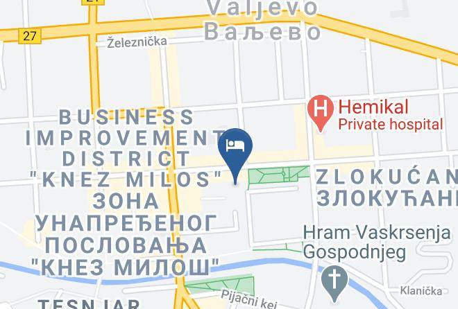 Kolubara District - Hotel Narcis Maps
