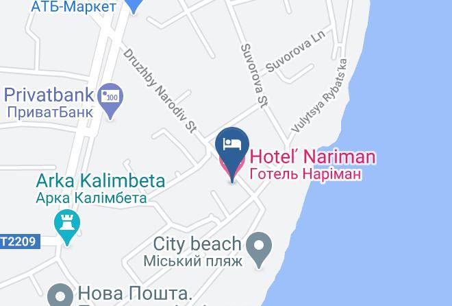 Henichesk Raion - Hotel Nariman Maps