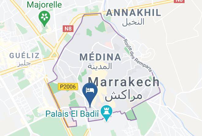 Marrakesh - Hotel Narjisse Maps