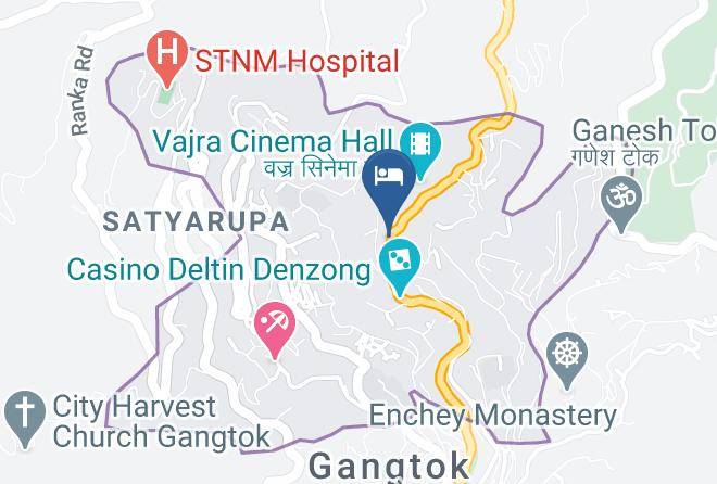 Gangtok - Hotel Narmada Maps