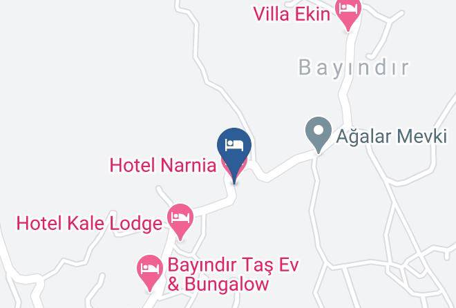 Antalya - Hotel Narnia Maps