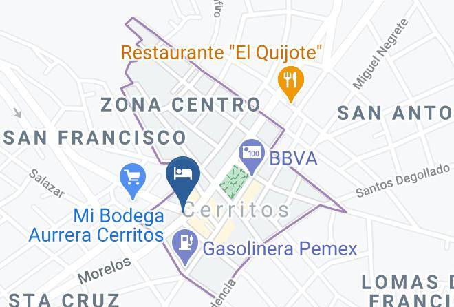Cerritos - Hotel Naru Maps