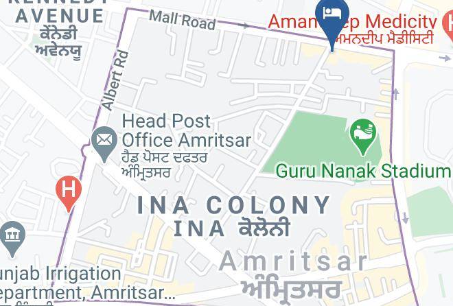 Amritsar - Hotel Narula's Aurrum Maps