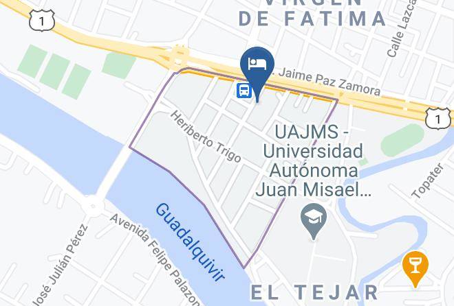 Cercado - Hotel Narvaez Baldiviezo Maps
