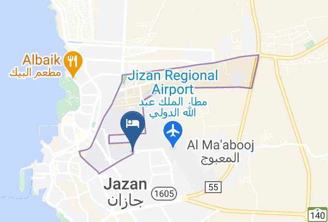 Jazan - Hotel Nasim Jizan Maps
