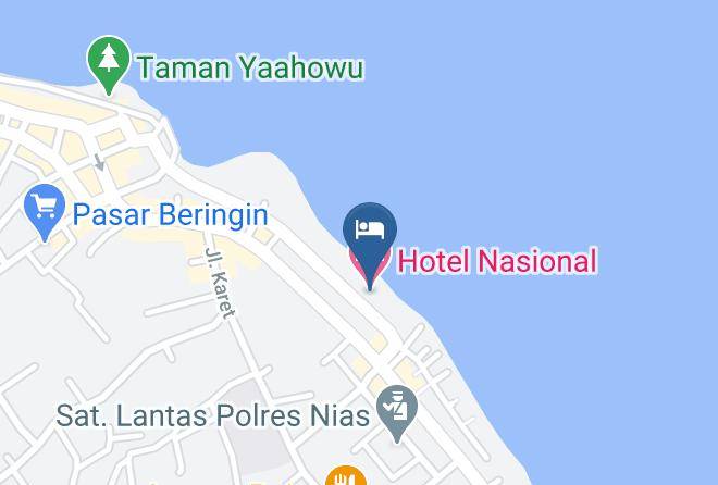 Nias Regency - Hotel Nasional Maps