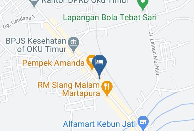 Ogan Komering Ulu Regency - Hotel Nasional Maps