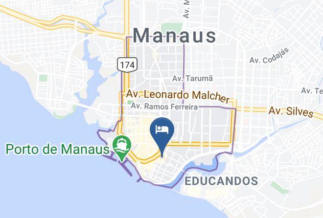 Manaus - Hotel Natalia Maps