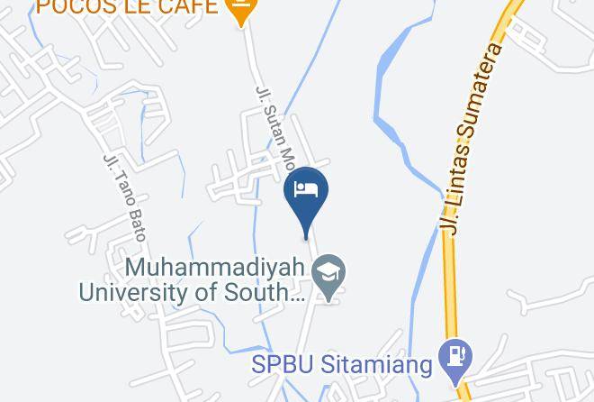 Kota Padang Sidempuan - Hotel Natama 2 Maps