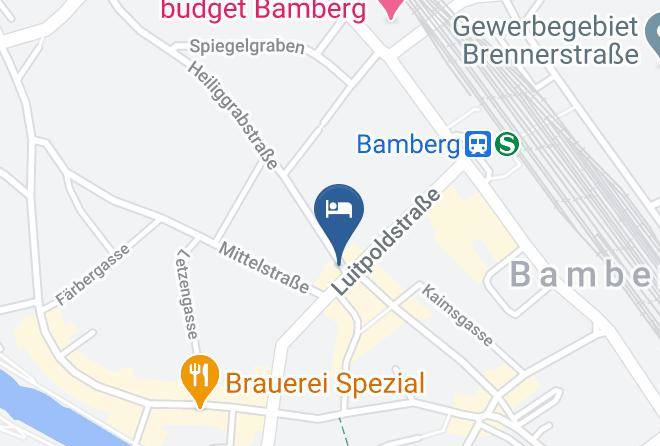 Bamberg - Hotel National Maps
