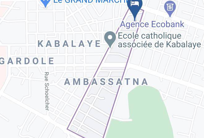 N Djamena - Hotel National De N'djamena Maps