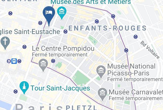 Hotel National Des Arts Et Metiers Map