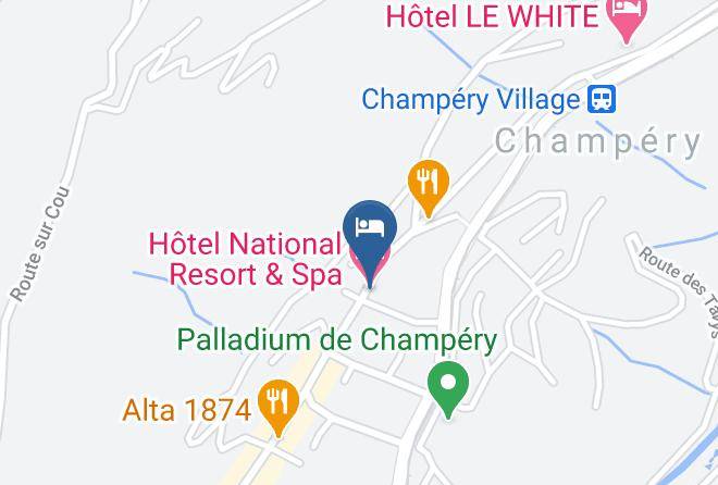 Monthey - Hotel National Resort & Spa Maps