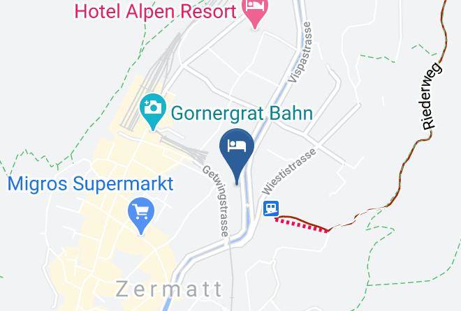 Visp - Hotel National Zermatt Maps