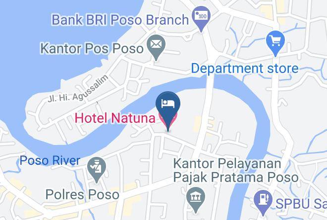 Poso Regency - Hotel Natuna Maps