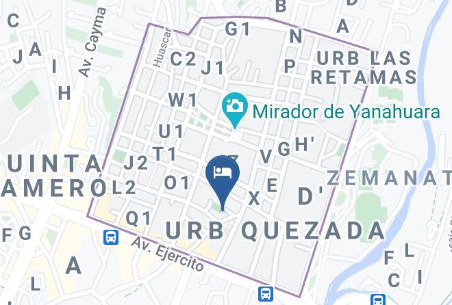 Yanahuara - Hotel Natura Inn Maps