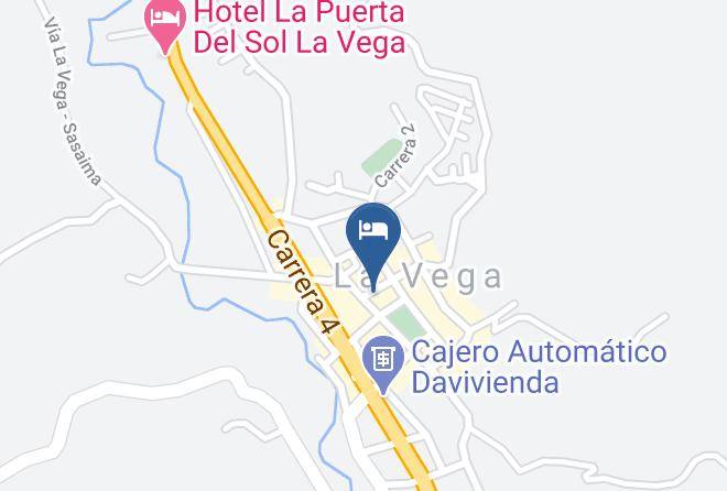 La Vega - Hotel Natural De La Vega Maps
