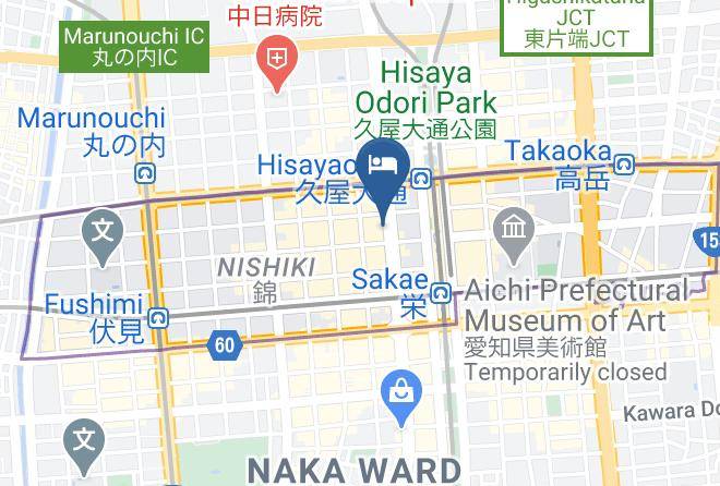 Nagoya City Naka Ward - Hotel Nature Nagoya Sakae Maps