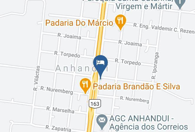 Campo Grande - Hotel Natureza Maps