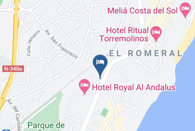 Malaga - Hotel Natursun Maps