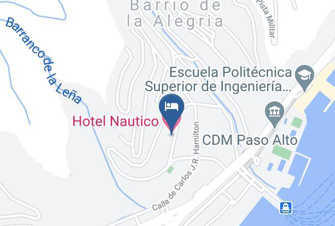 Santa Cruz De Tenerife - Hotel Nautico Maps