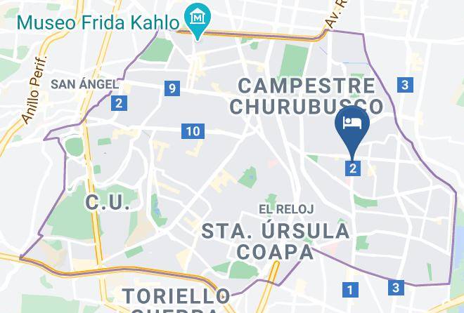 Coyoacan - Hotel Naval Maps
