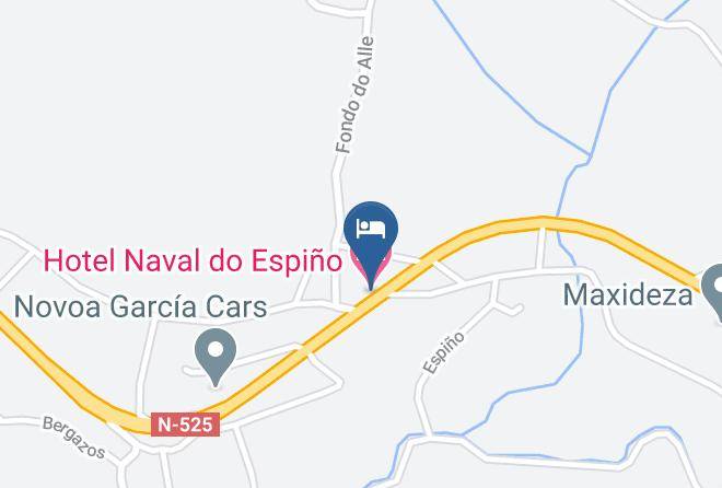 Pontevedra - Hotel Naval Do Espino Maps
