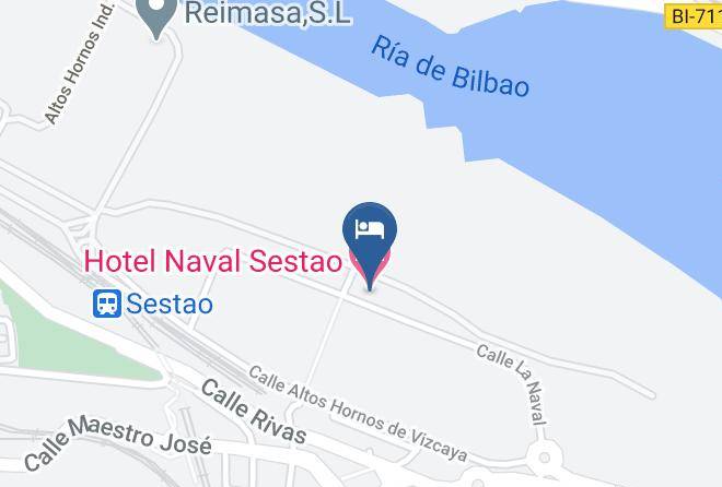 Bizkaia - Hotel Naval Sestao Maps