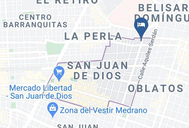 Guadalajara - Hotel Navarro Maps
