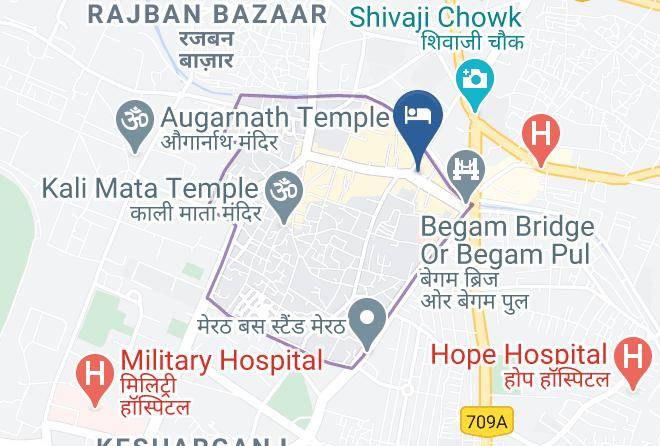 Meerut - Hotel Naveen Deluxe Maps