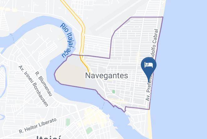 Itajai - Hotel Navega Beach Palace Maps