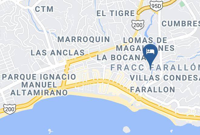Acapulco De Juarez - Hotel Navegante Maps