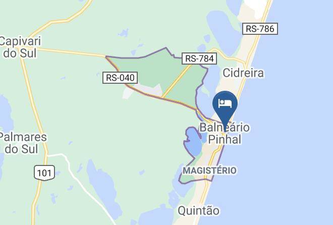 Balneario Pinhal - Hotel Navegantes Maps