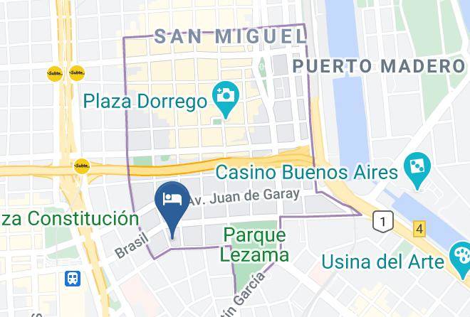 Buenos Aires - Hotel Navegantes Ii Maps