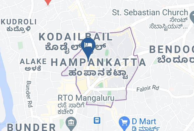 Mangalore - Hotel Navratna Palace Maps