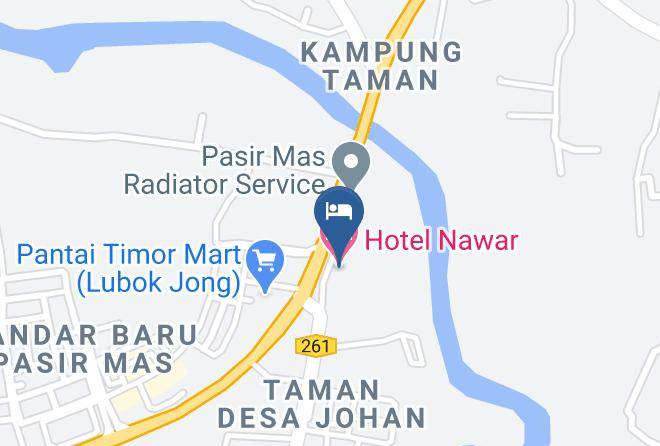 Pasir Mas - Hotel Nawar Maps