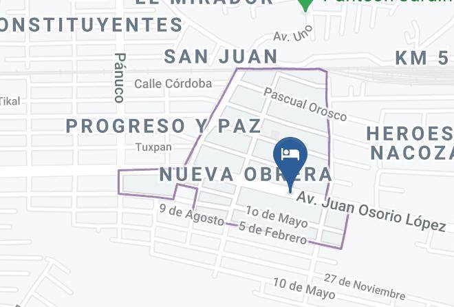 Coatzacoalcos - Hotel Naya'ni Maps
