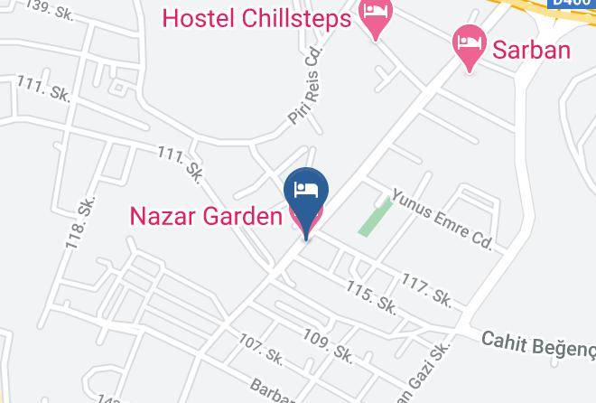 Nazar Garden Hotel Map - Mugla - Fethiye